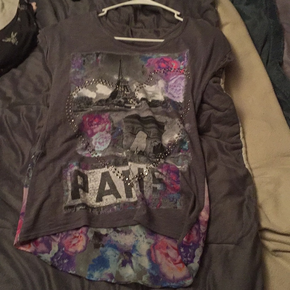 Grey t shirt from justice